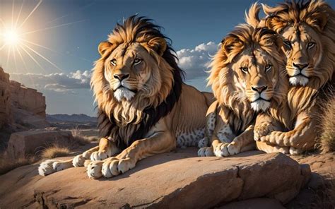 The Majestic and Influential Presence of Lions in Dreamscapes