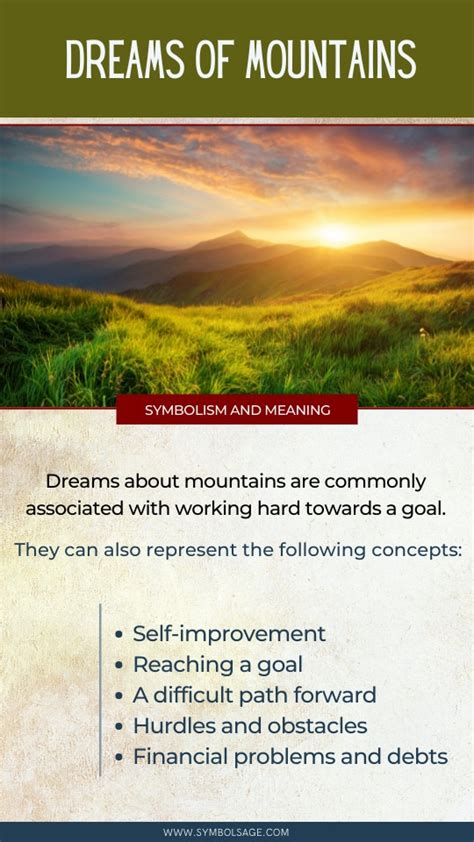 The Majesty and Influence of Mountains in the Interpretation of Dreams