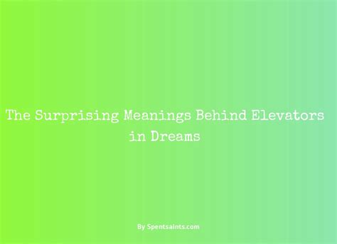 The Meaning Behind Elevators in Dreams