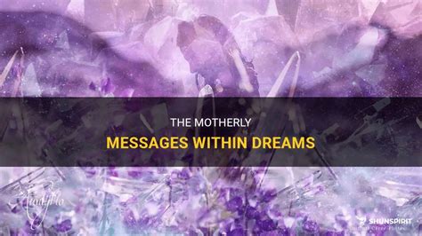 The Meaning of Experiencing Frustration Towards Motherly Figures in Dreams