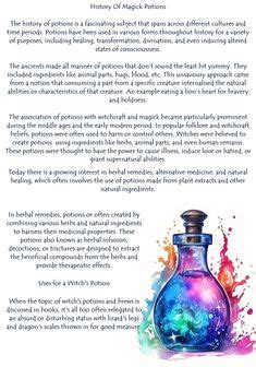 The Origins of the Magical Pale Potion