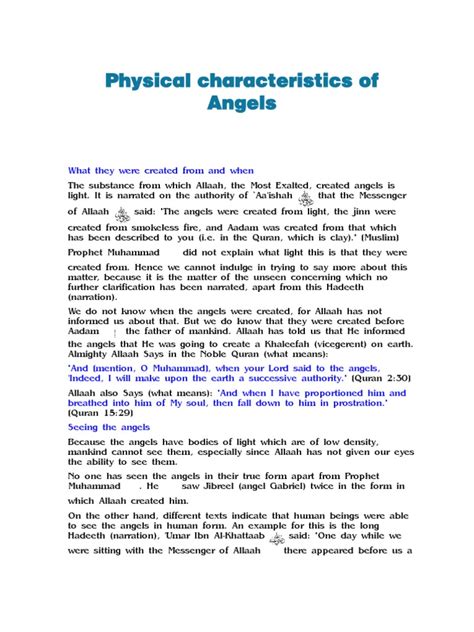 The Physical Characteristics of Angel West