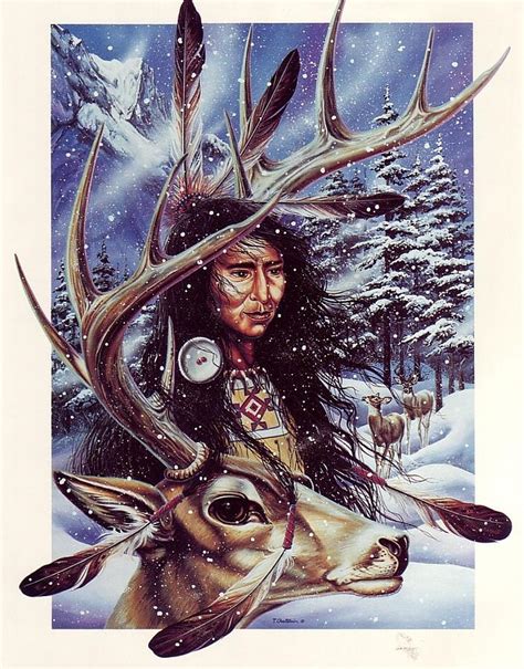 The Possible Interpretations of Pursued by Deer in Native American Traditions