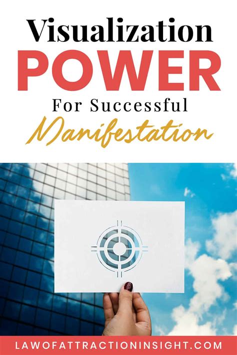 The Power of Visualization and Manifestation