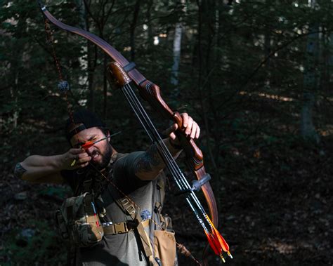 The Primal Connection: Embarking on a Hunting Journey with a Traditional Bow and Arrow