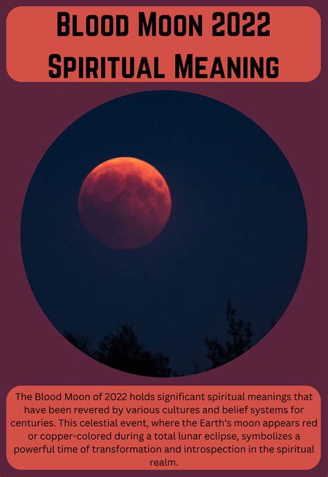 The Profound Meaning: Blood Moon as a Symbol of Metamorphosis