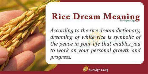 The Profound Significance of Receiving Rice in Lucid Dreaming