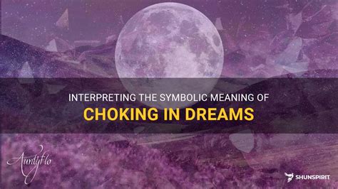 The Psychological Symbolism of Choking Dreams