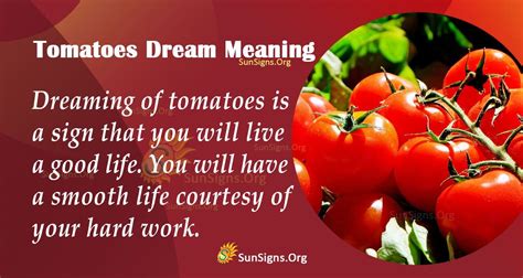 The Psychology of Dreams: Decoding the Symbolism of Vibrant Scarlet Tomatoes