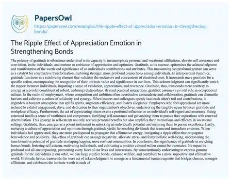 The Ripple Effect: How the Emotion of Delight Can Have a Positive Influence on Others