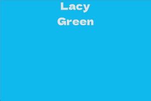 The Rise of Lacy Green's Net Worth