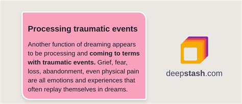 The Role of Abyssal Vision Dreams in Processing Trauma