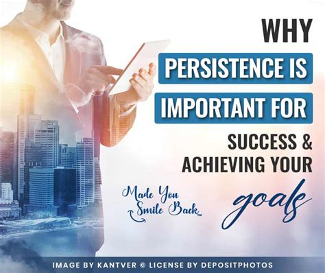 The Role of Persistence in Achieving Your Aspirations