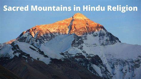 The Sacred Abode: Mountains in Hindu Mythology