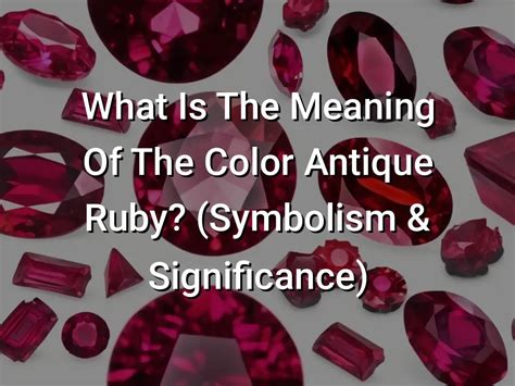 The Significance of Color in the Symbolism of the Bold Ruby Bug