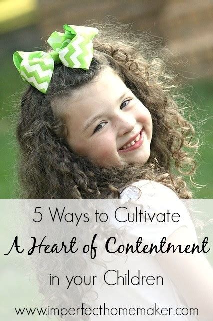 The Significance of Cultivating a Child's Contentment