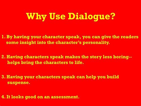 The Significance of Dialogue in Reveries