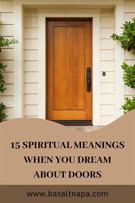 The Significance of Door Symbolism in Dreams