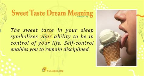 The Significance of Food and Taste in Dream Symbolism