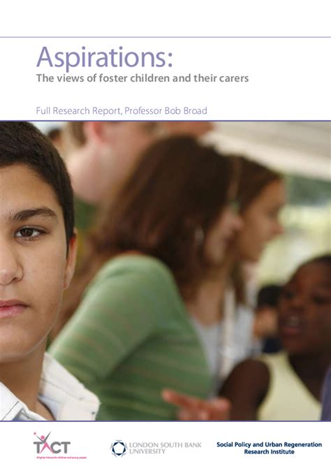 The Significance of Foster Care in Shaping Children's Aspirations