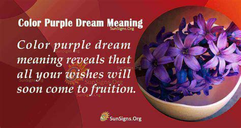 The Significance of Purple in Dream Interpretation