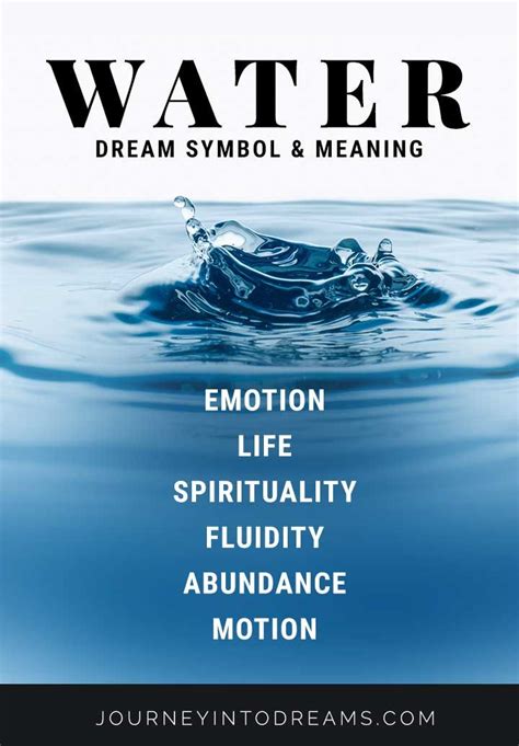 The Significance of Water Journey in Dreams