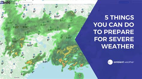 The Significance of Weather Maps in Preparing for Severe Weather Events