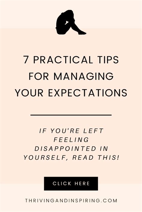 The Skill of Managing Expectations: Techniques for Minimizing Disappointment