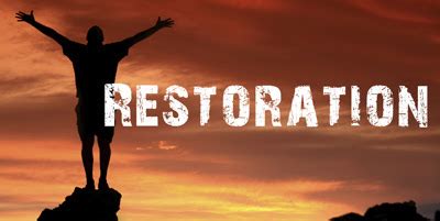 The Symbolic Journey Towards Restoration and Maturation