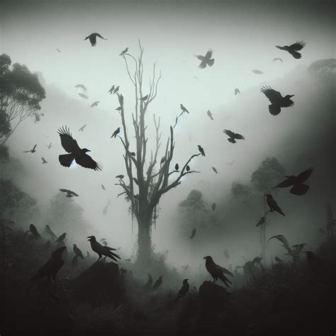 The Symbolic Meaning and Interpretation of Dreaming about a Gruesome Gathering of Crows