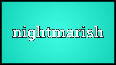 The Symbolic Meaning of Nightmarish Proposals