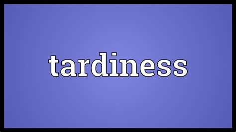 The Symbolic Meaning of Tardiness in the Educational Environment