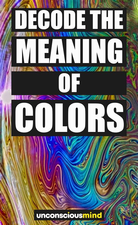 The Symbolic Power of Color: Decoding the Significance of the Enigma