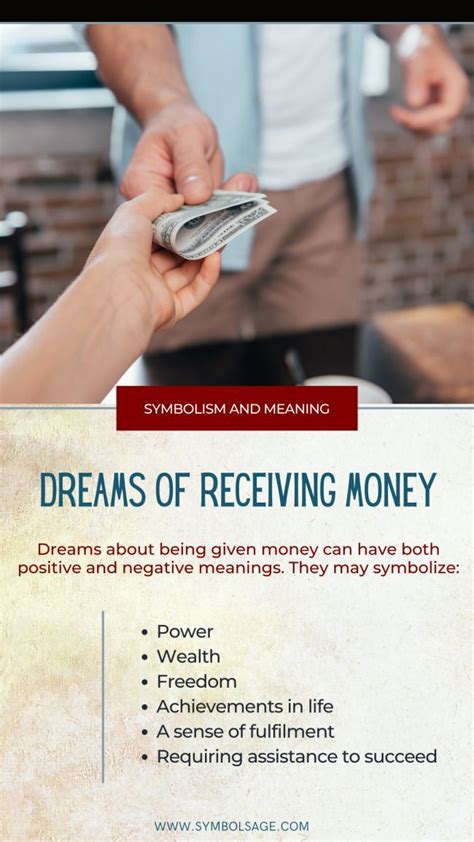 The Symbolic Significance of Dreams about Receiving Wealth from a Lady