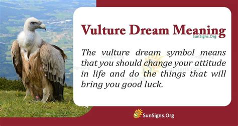 The Symbolic Significance of the Vulture in Dream Interpretation