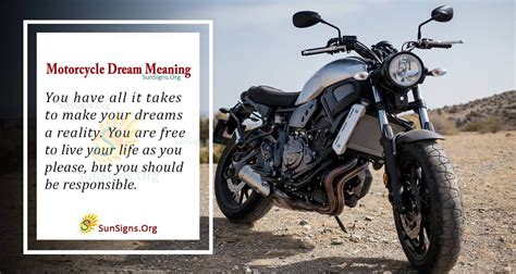 The Symbolism and Deeper Meaning Behind Motorcycle Dreams