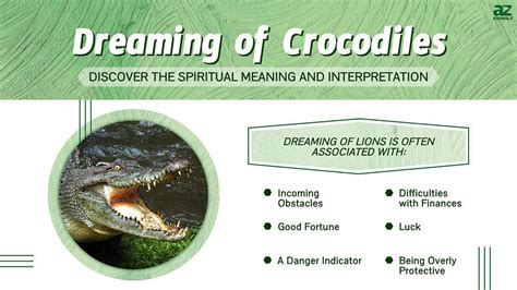 The Symbolism of Crocodiles in Dreams