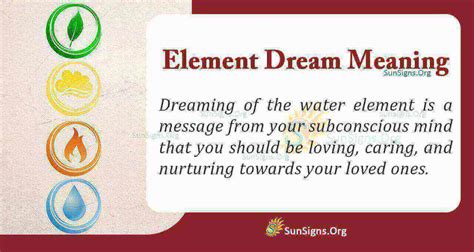 The Symbolism of Molten Rock and Aquatic Element in Dream Interpretation