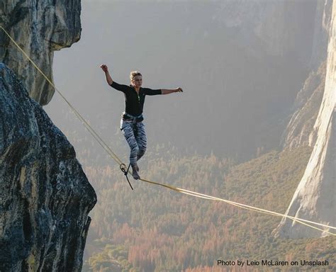 The Thrill of Walking on a Taut Cord