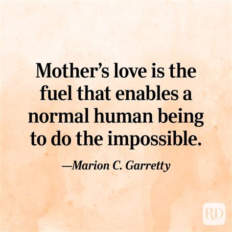 The Tremendous Influence of a Mother's Affection and Encouragement