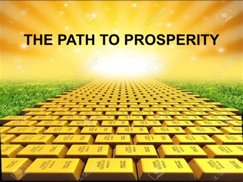 The path to prosperity