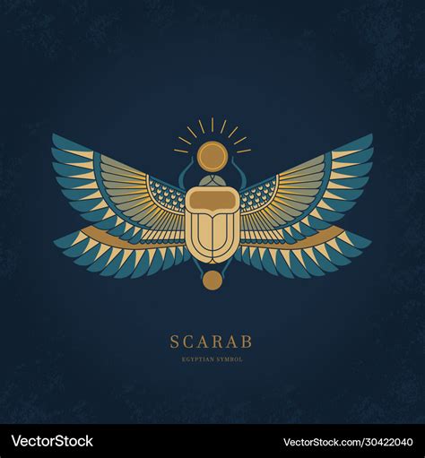 The scarab beetle as a symbol of creation and rebirth