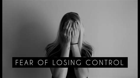 The subconscious fear of losing control: a possible interpretation