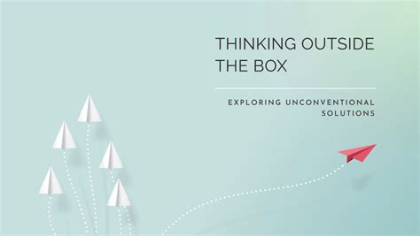 Thinking Outside the Box: Exploring Unconventional Paths to Financial Success