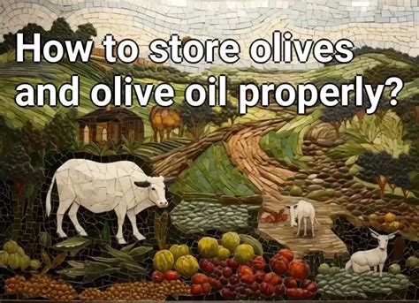 Tips and Tricks for Properly Storing Fresh Olive Fruits