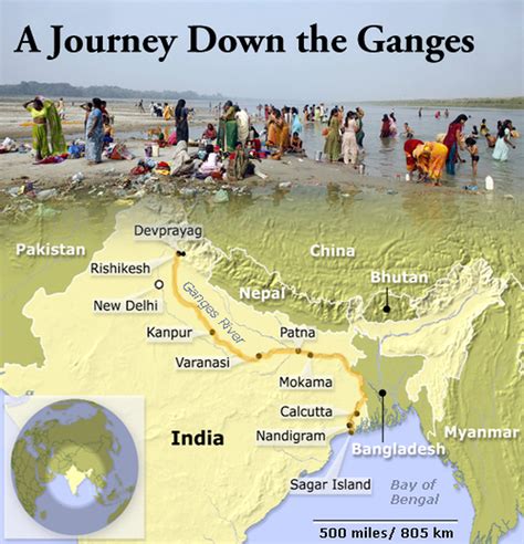 Tracing the Course of the Ganges: Unveiling the Journey from the Source to the Sea