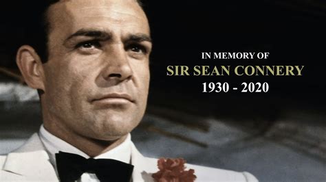 Tributes and Memorials to Sean Connery