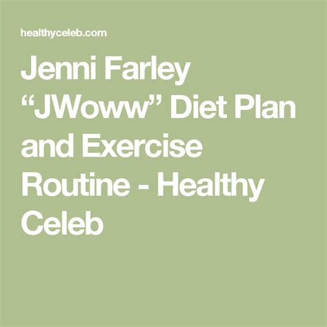 Uncover Jenni Delight's Diet and Exercise Routine