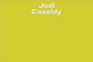 Uncovering Jodi Cassidy's Net Worth