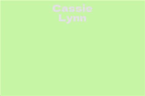 Understanding Cassie Lynn's Net Worth